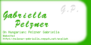 gabriella pelzner business card